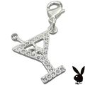 Playboy Charm Martini Glass Swarovski Crystals ...