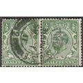 1911-24 George V, Half Penny Green. Wm T49 Imp ...