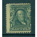 300 1c Benjamin Franklin Average MNH M05757