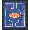 Netherlands 1997 Christmas - Thinking - Blue 55...