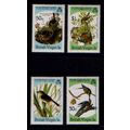 BRITISH VIRGIN ISLANDS 1985 BIRDS SET 4 VALS U/...