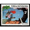 Turks & Caicos Islands 1981 Disney 2c MNH Stamp...