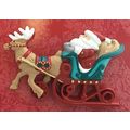 Hallmark 1998 Ornament Christmas Sleigh Ride Di...