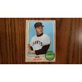 1968 Topps Card # 419 Jack Hiatt Good (2) San F...