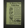 1916 O-Cedar Polish Ad - To Renew Your Polish Mop