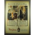 1940 Paul Jones Whiskey Ad - 2 Praiseworthy Sides