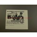 1960 Miranda D Camera Ad - Luxurious but Econom...