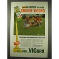 1960 Golden Vigoro Lawn Food Ad - Go-Farther Fo...