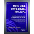 1998 Continental Airlines Ad - More Golf More Lochs