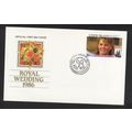 UNION ISLAND 1986 ROYAL WEDDING $2 FIRST DAY CO...