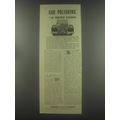1954 Simoniz Polish Ad - Car polishing - an important statement