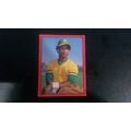 1982 Topps Stickers Card # 221 Rickey Henderson...