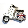 New GB British Union Flag On Scooter MOD Metal ...