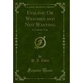 Evaline; Or Weighed and Not Wanting, Vol. 5: A ...