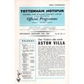 1963/64 Tottenham Hotspur / Spurs vs A Villa **...