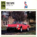 Collectors Club card. Classic Cars. Triumph Spi...