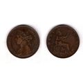 Great Britain. Victoria. Halfpenny 1877. dy21574