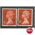 X879 8p Rosine (1 centre band).Fine Used.