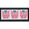 CVP33 30c Shield Very Fine MNH Strip of 3 PA5332