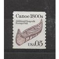UnitedStates.SG2485 5c Birch Back Canoe,1800's ...