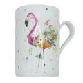 Floral Flamingo Mug Fine China Ceramic 10.5 CM ...