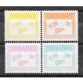 ZIMBABWE N° T 12/15 NEUF ** ( MNH )
