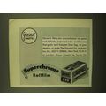 1950 Gevaert Superchrome Rollfilm Ad