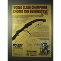 1990 York Archery Bushwacker Bow Ad - World Class