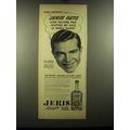 1948 Jeris Hair Tonic Ad - Dana Andrews says: Jeris gets star billing