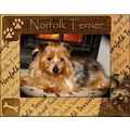 Norfolk Terrier Laser Engraved Wood Picture Fra...