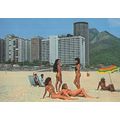 Saint Conrado Beach 1980s LA USA LGBT Umbrella ...