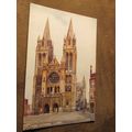 Valentines postcard - Truro Cathedral from W, C...