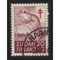 Finland Pine marten Wild Animal 1962 Canc SG#64...