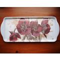 Melamine Sandwich Tray/Serving Tray, White with...