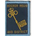 Scout Badge UK - Bognor Regis -Light Blue Bindi...