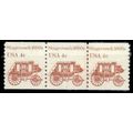 1898A 4c Stagecoach Fine MNH Dry Gum PNC 3/3 G0064