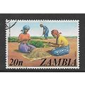 ZAMBIA 1975 20N HARVESTING GROUND NUTS SG 235 F...
