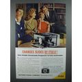 1960 Kodak Cavalcade Projector Ad - Changes Slides