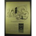 1960 Royal Air Force Ad - Counsel for Defence