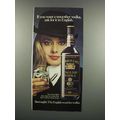 1983 Burrough's Vodka Ad - Smoother Vodka