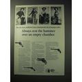1986 Colt Revolvers Ad - Rest Over an Empty Chamber