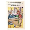 SAUCY SEASIDE POSTCARD 1960s postmark.. Sunny P...