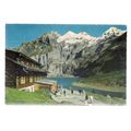 OESCHINENSEE, SWITZERLAND used vintage postcard...