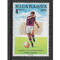 NICARAGUA 1970 WORLD CUP FOOTBALL 4cor BOZSIK H...