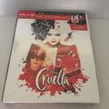 NEW Disney Cruella 4K UHD + Blu-Ray + Digital C...