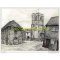 EYNSHAM, OXFORD, CHURCH & MARKET SQUARE, ENGLAN...