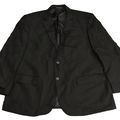 Jones New York Mens Blazer Black S46 Button Sle...