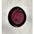 AMETHYST PRESSED GLASS SUNCATCHER EARLY BIRD CA...