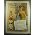1960 Grant's Stand Fast Scotch Ad - Truly rare 8 year old scotch