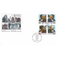 CANADA 1991 MEDICAL PIONEERS BLOCK OF 4 ON OFFI...